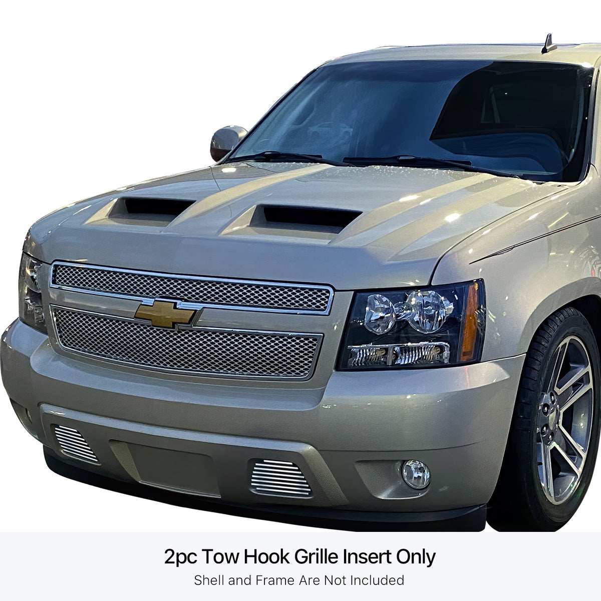 Stainless Steel Tow Hook Stainless Steel Billet Grille Chevy Avalanche\Chevy Suburban\Chevy Tahoe GR03FFD67S