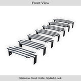 Stainless Steel Main Upper Stainless Steel Billet Grille 2003-2007 Hummer H2 GR03FFE24S