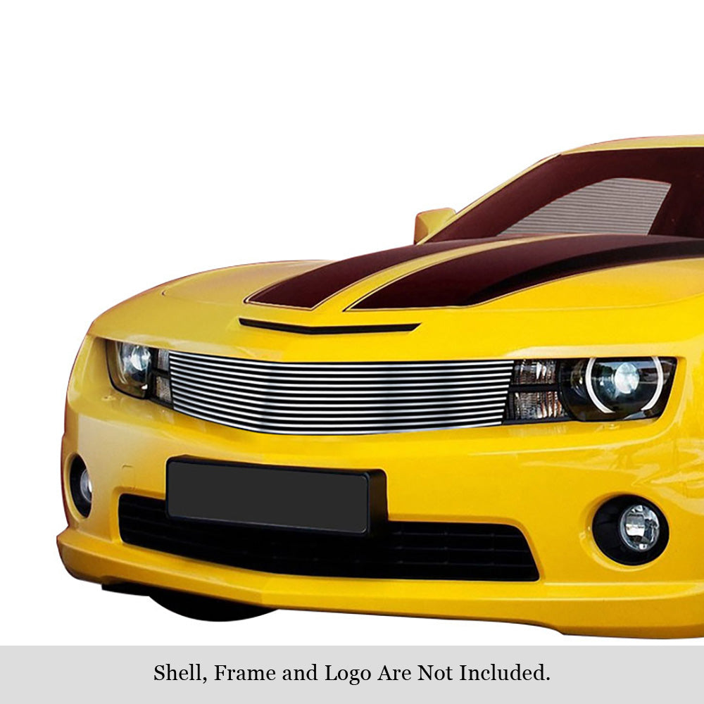Stainless Steel Main Upper Stainless Steel Billet Grille 2010-2013 Chevy Camaro Short Not for ZL1 Model GR03FFG21C