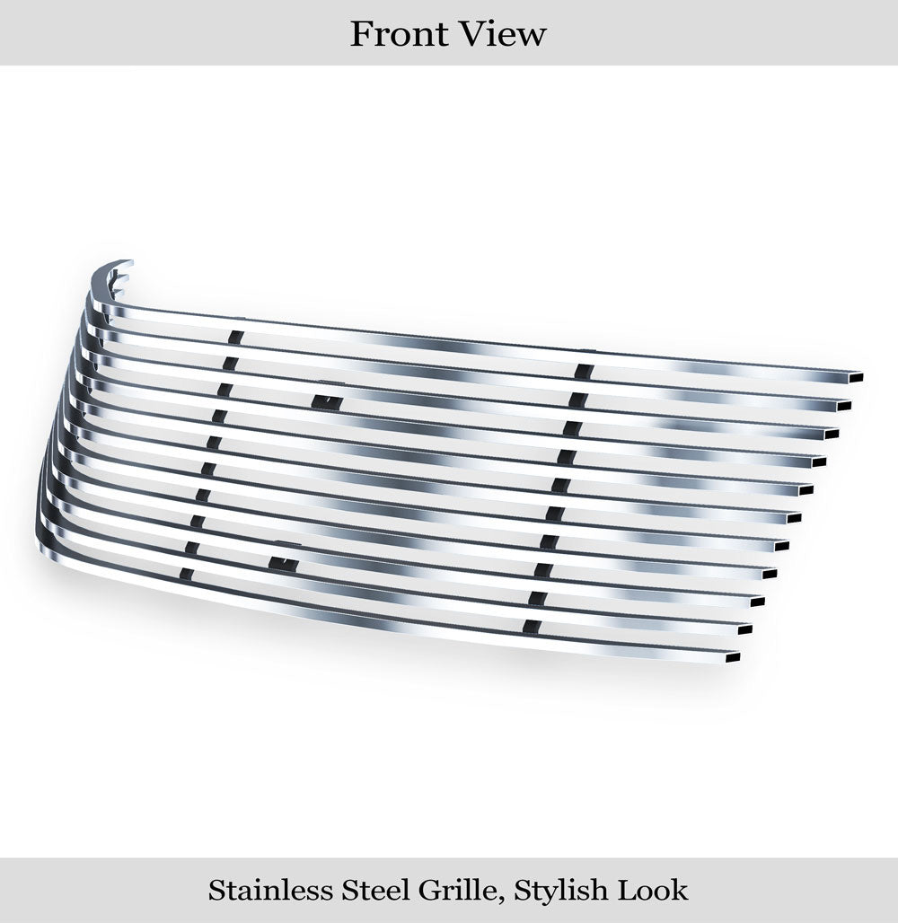Stainless Steel Main Upper Stainless Steel Billet Grille 2010-2013 Chevy Camaro Short Not for ZL1 Model GR03FFG21C