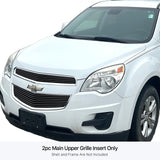Stainless Steel Main Upper Black Stainless Steel Billet Grille 2010-2015 Chevy Equinox (2012-2015 Model Need Drilling) GR03FFG38J