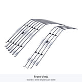 Stainless Steel Main Upper Stainless Steel Billet Grille 2010-2015 Chevy Equinox (2012-2015 Model Need Drilling) GR03FFG38S