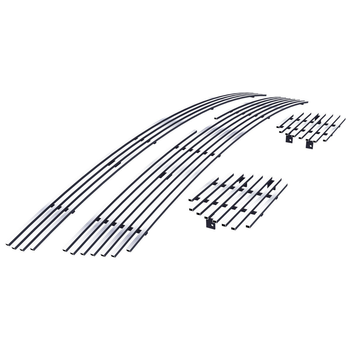 Stainless Steel Main Upper + Tow Hook Stainless Steel Billet Grille 2007-2014 Chevy Avalanche /2007-2014 Chevy Suburban /2007-2014 Chevy Tahoe Not For Hybrid GR03FGI19S