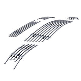 Stainless Steel Main Upper + Lower Bumper Stainless Steel Billet Grille 2006-2013 Chevy Impala With Fog Light /2014-2016 Chevy Impala Limited Model Only With Fog Light GR03FGI20S