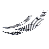 Stainless Steel Main Upper + Lower Bumper Stainless Steel Billet Grille 2006-2013 Chevy Impala With Fog Light /2014-2016 Chevy Impala Limited Model Only With Fog Light GR03FGI20S