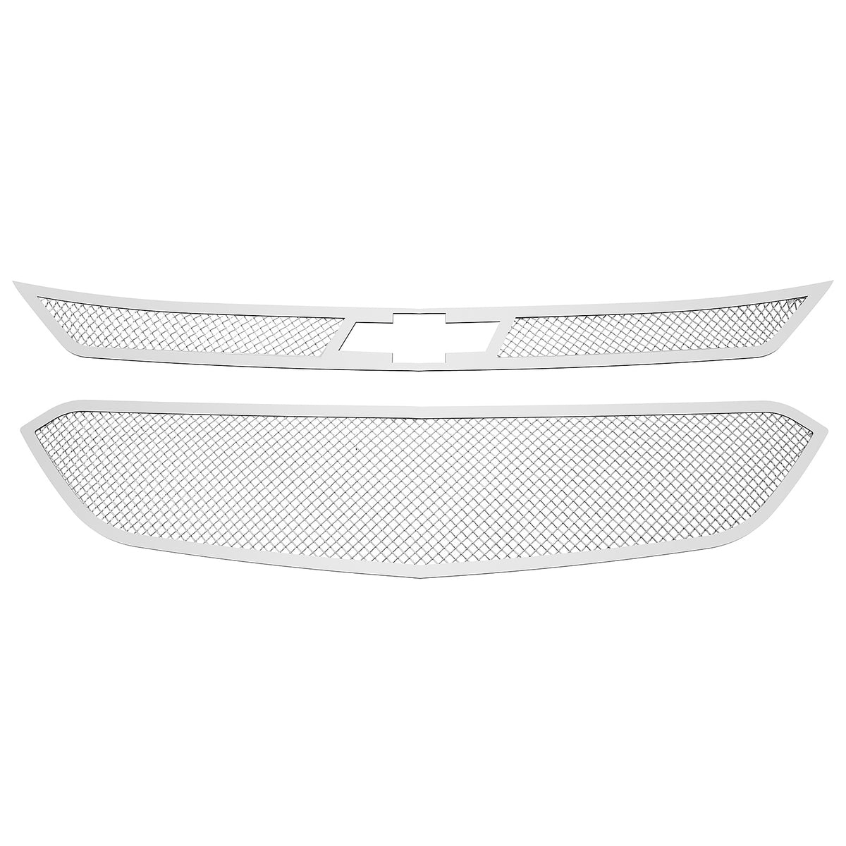 Stainless Steel Main Upper Mesh Grille 2018-2021 Chevy Equinox Only Fits Bar Style OE Grille GR03GEA98T