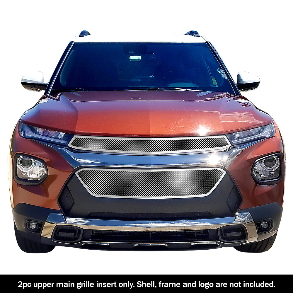 Stainless Steel Main Upper Mesh Grille 2021-2023 Chevy Trailblazer ACTIV GR03GEB82T