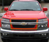 Stainless Steel Main Upper Black Wire Mesh Grille 2004-2012 Chevy Colorado Not For Extreme GR03GEG47H