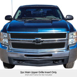 Stainless Steel Main Upper Black Wire Mesh Grille 2007-2010 Chevy Silverado 3500 HD /2007-2010 Chevy Silverado 2500 HD GR03GEG74H
