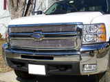 Stainless Steel Main Upper Mesh Grille 2007-2010 Chevy Silverado 3500 HD /2007-2010 Chevy Silverado 2500 HD GR03GEG74T