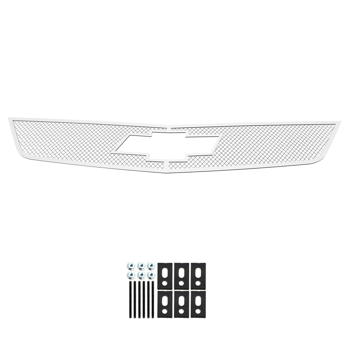 Stainless Steel Main Upper Mesh Grille 2014-2020 Chevy Impala Logo Show (Not For 2014-2016 Chevy Impala Limited) GR03GEI45T