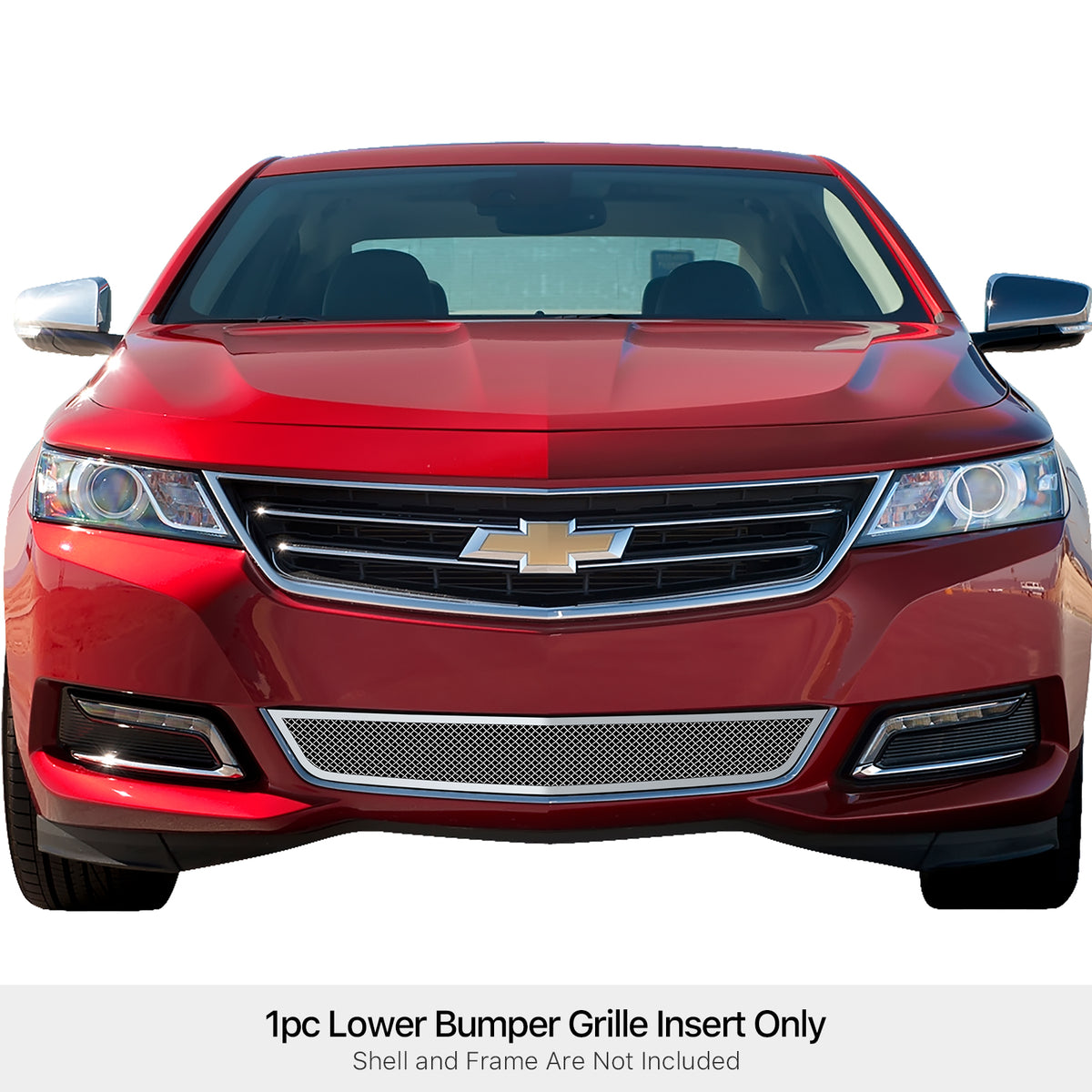 Stainless Steel Lower Bumper Mesh Grille 2014-2020 Chevy Impala (Not For 2014-2016 Chevy Impala Limited) GR03GEI46T