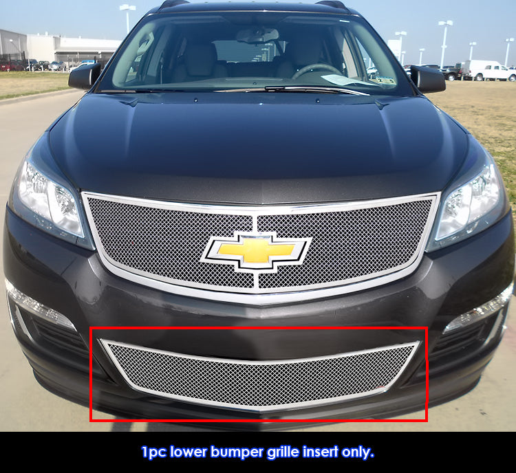 Stainless Steel Lower Bumper Mesh Grille 2013-2017 Chevy Traverse GR03GEI49T