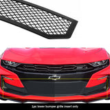 Stainless Steel Lower Bumper Black Wire Mesh Grille 2019-2024 Chevy Camaro 1SS/2SS GR03GEJ94H