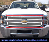 Stainless Steel Main Upper Mesh Grille Chevy Silverado 2500 HD\Chevy Silverado 3500\Chevy Silverado 3500 HD GR03GFC18T