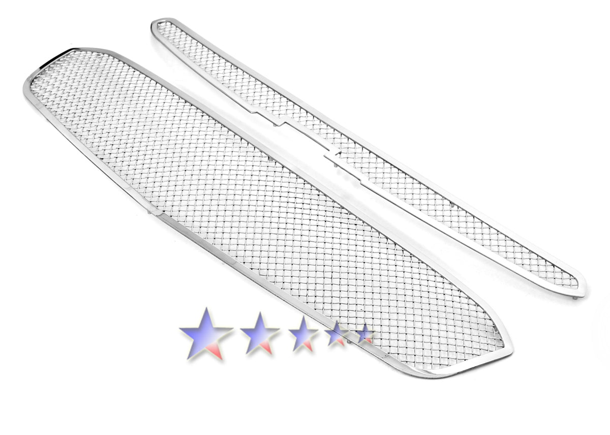 Stainless Steel Main Upper Mesh Grille 2015-2015 Chevy Cruze GR03GFC42T