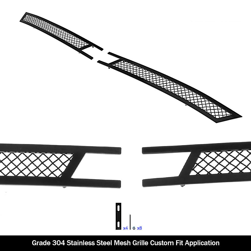 Stainless Steel Main Upper Black Wire Mesh Grille Chevy Camaro GR03GFC65H