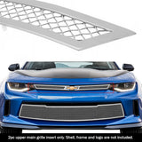 Stainless Steel Main Upper Mesh Grille Chevy Camaro GR03GFC65T
