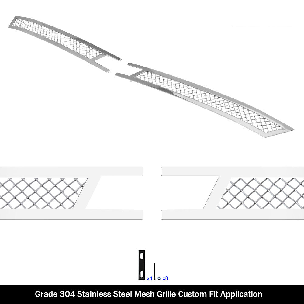 Stainless Steel Main Upper Mesh Grille Chevy Camaro GR03GFC65T