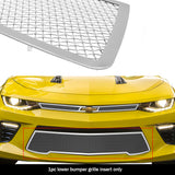 Stainless Steel Lower Bumper Mesh Grille 2016-2018 Chevy Camaro SS GR03GFC66T