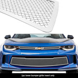 Stainless Steel Lower Bumper Mesh Grille 2016-2018 Chevy Camaro LT GR03GFC67T