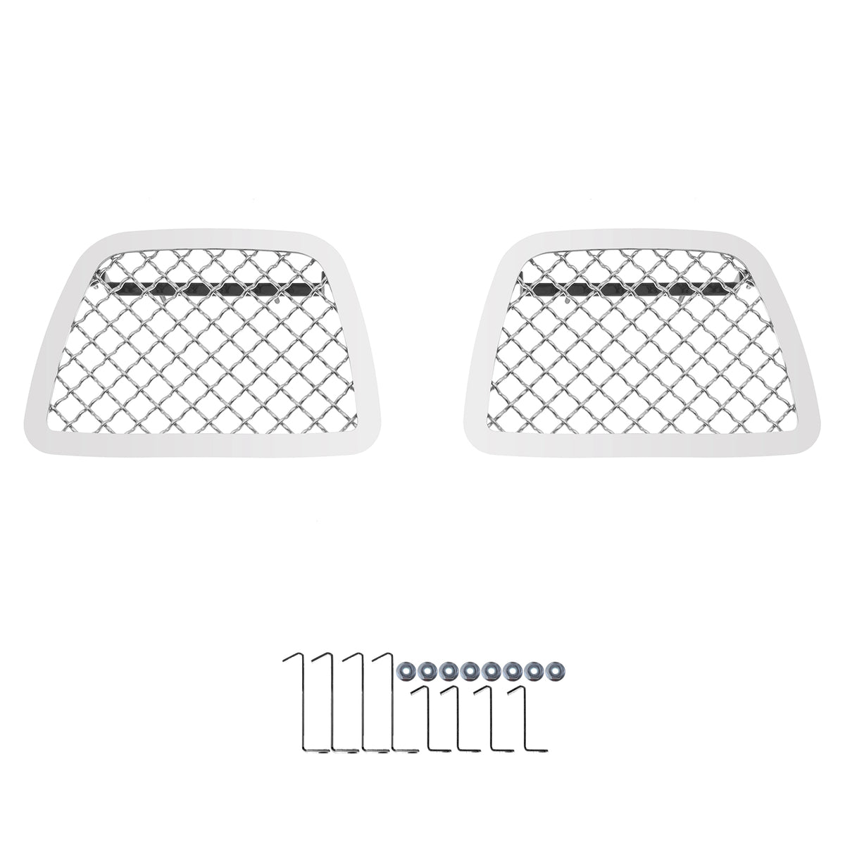 Stainless Steel Tow Hook Mesh Grille Chevy Avalanche\Chevy Suburban\Chevy Tahoe GR03GFD67S