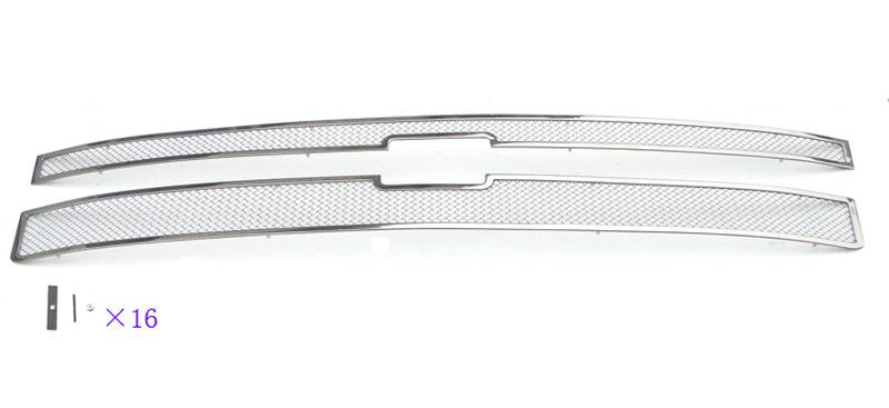 Stainless Steel Main Upper Mesh Grille 2011-2014 Chevy Silverado 2500 HD /2011-2014 Chevy Silverado 3500 HD GR03GFH31T