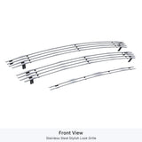 Stainless Steel Main Upper + Lower Bumper Stainless Steel Billet Grille 1999-2002 Chevy Silverado 1500 /2000-2006 Chevy Suburban /2000-2006 Chevy Tahoe /2000-2006 Chevy Avalanche GR03HAA02S