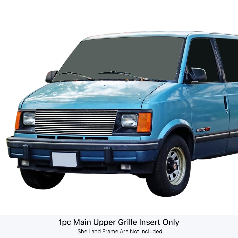 Stainless Steel Main Upper Stainless Steel Billet Grille 1985-1994 Chevy Astro Van /1985-1994 GMC Safari Van GR03HEA03S