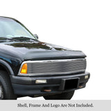 Stainless Steel Main Upper Stainless Steel Billet Grille 1994-1997 Chevy Blazer Phantom Grille With Sealed Beam/1994-1997 Chevy S-10 GR03HEB33S