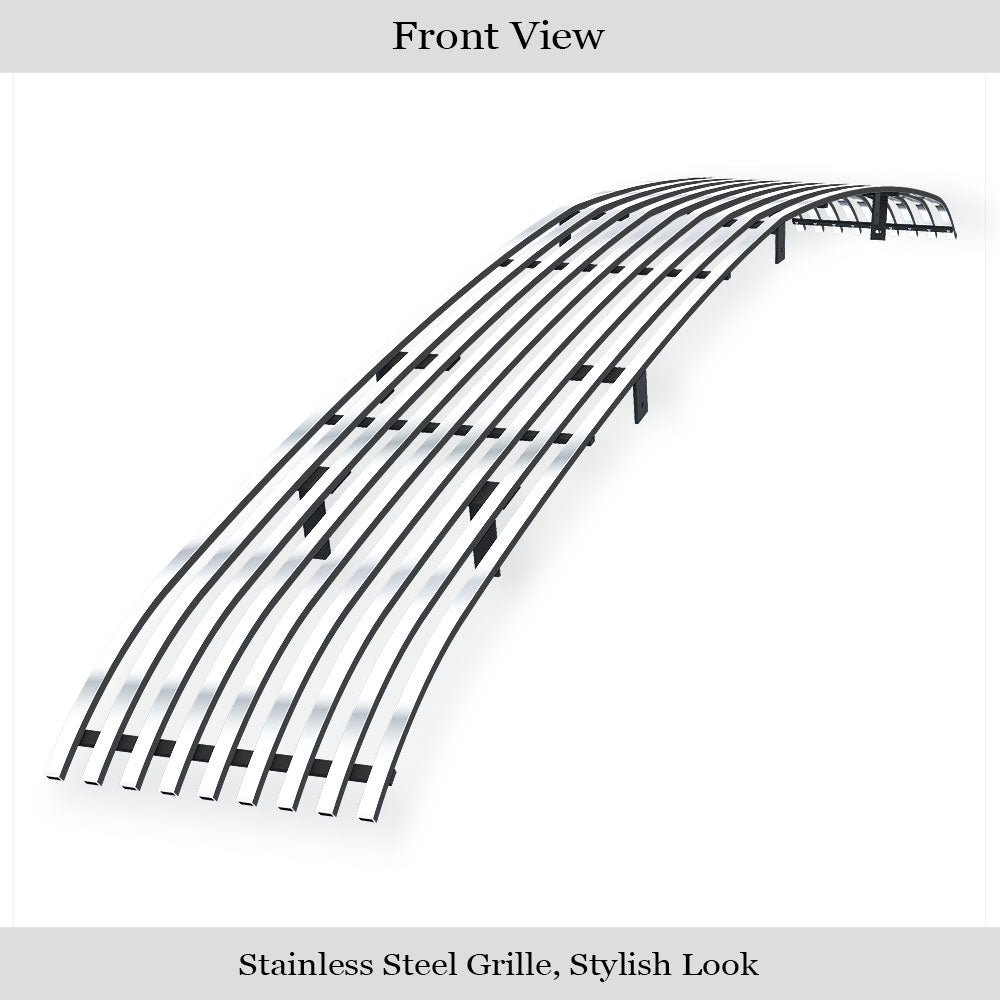 Stainless Steel Main Upper Stainless Steel Billet Grille 1994-1997 Chevy Blazer Phantom Grille With Sealed Beam/1994-1997 Chevy S-10 GR03HEB33S