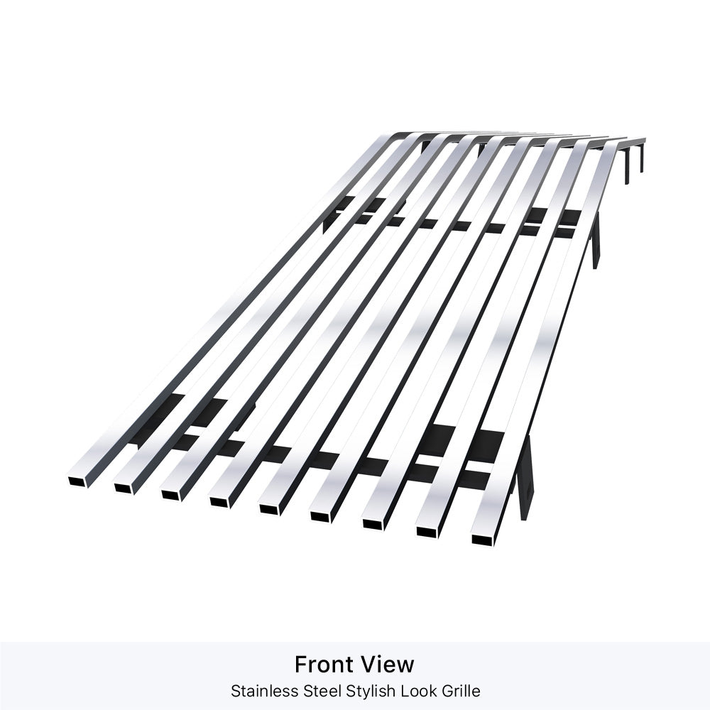 Stainless Steel Main Upper Stainless Steel Billet Grille 1982-1987 Chevy EL Camino /1982-1983 Chevy Malibu GR03HEB47S