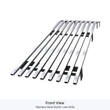 Stainless Steel Main Upper Stainless Steel Billet Grille 1982-1987 Chevy EL Camino /1982-1983 Chevy Malibu GR03HEB47S