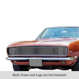 Stainless Steel Main Upper Stainless Steel Billet Grille 1967-1968 Chevy Camaro RS GR03HEB52S
