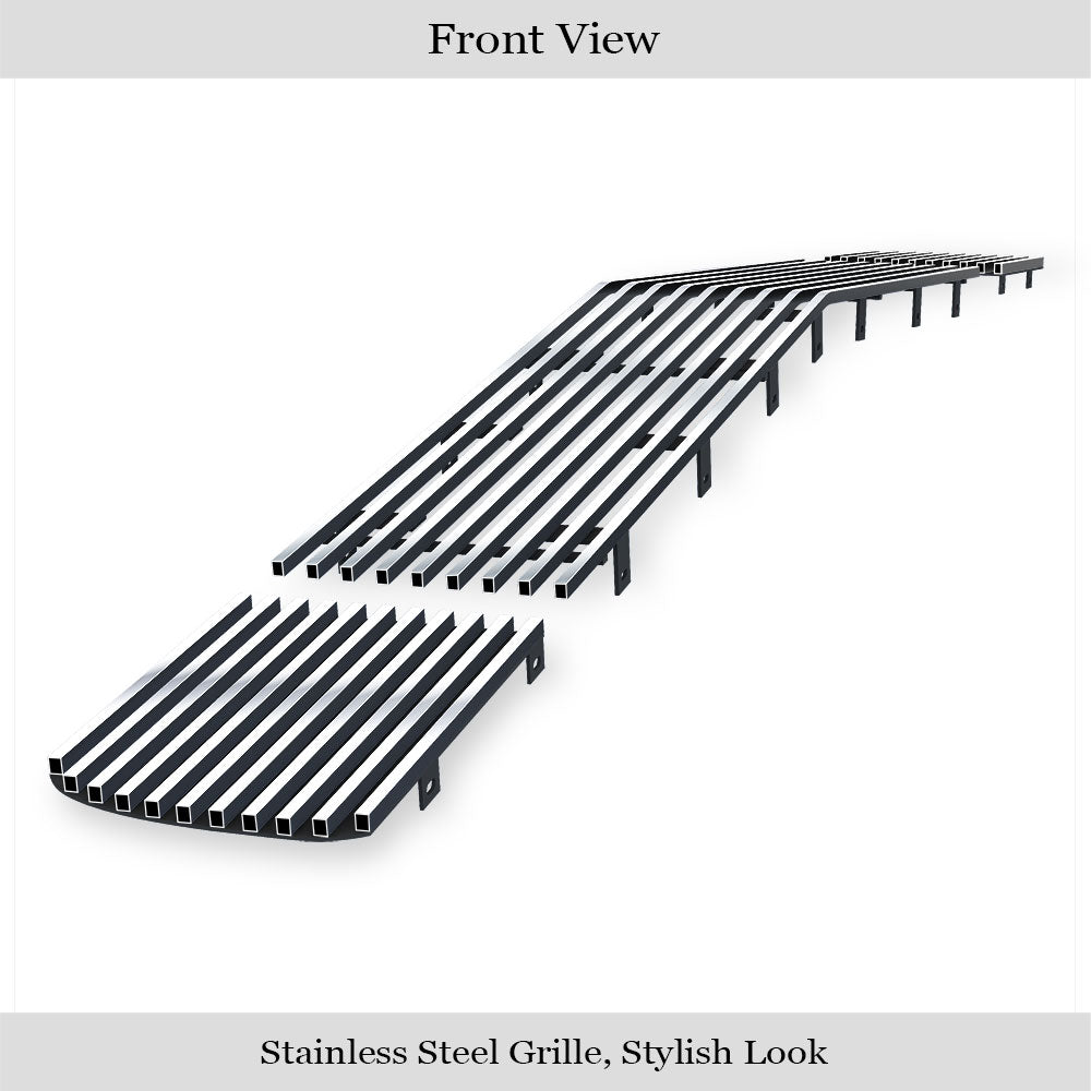 Stainless Steel Main Upper Stainless Steel Billet Grille 1967-1968 Chevy Camaro RS GR03HEB52S