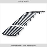 Stainless Steel Main Upper Stainless Steel Billet Grille 1967-1968 Chevy Camaro RS GR03HEB52S