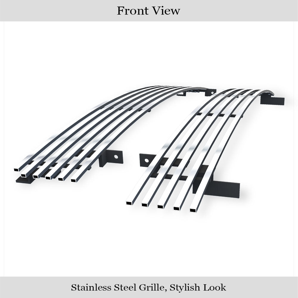 Stainless Steel Main Upper Stainless Steel Billet Grille 2001-2002 Chevy Silverado 2500 Install Behind Opening/2001-2002 Chevy Silverado 3500 Install Behind Opening GR03HEC26S