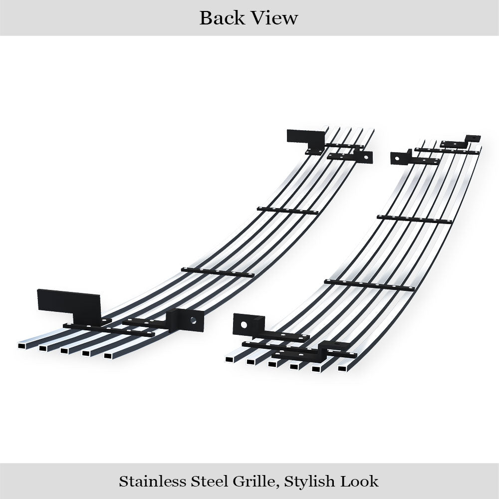 Stainless Steel Main Upper Stainless Steel Billet Grille 2001-2002 Chevy Silverado 2500 Install Behind Opening/2001-2002 Chevy Silverado 3500 Install Behind Opening GR03HEC26S