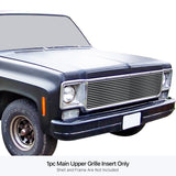 Stainless Steel Main Upper Stainless Steel Billet Grille 1973-1980 Chevy Blazer /1973-1980 Chevy C/K Pickup /1973-1980 Chevy Suburban /1973-1980 GMC C/K Pickup /1973-1980 GMC Suburban GR03HEJ08S