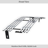 Stainless Steel Main Upper Stainless Steel Billet Grille 1998-2005 Chevy Blazer Horizontal Bar/1998-2004 Chevy S-10 Horizontal Bar GR03HEJ44S