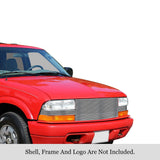 Stainless Steel Main Upper Stainless Steel Billet Grille 1998-2004 Chevy S-10 ( Full Face)/1998-2004 Chevy Blazer ( Full Face) GR03HFH13S