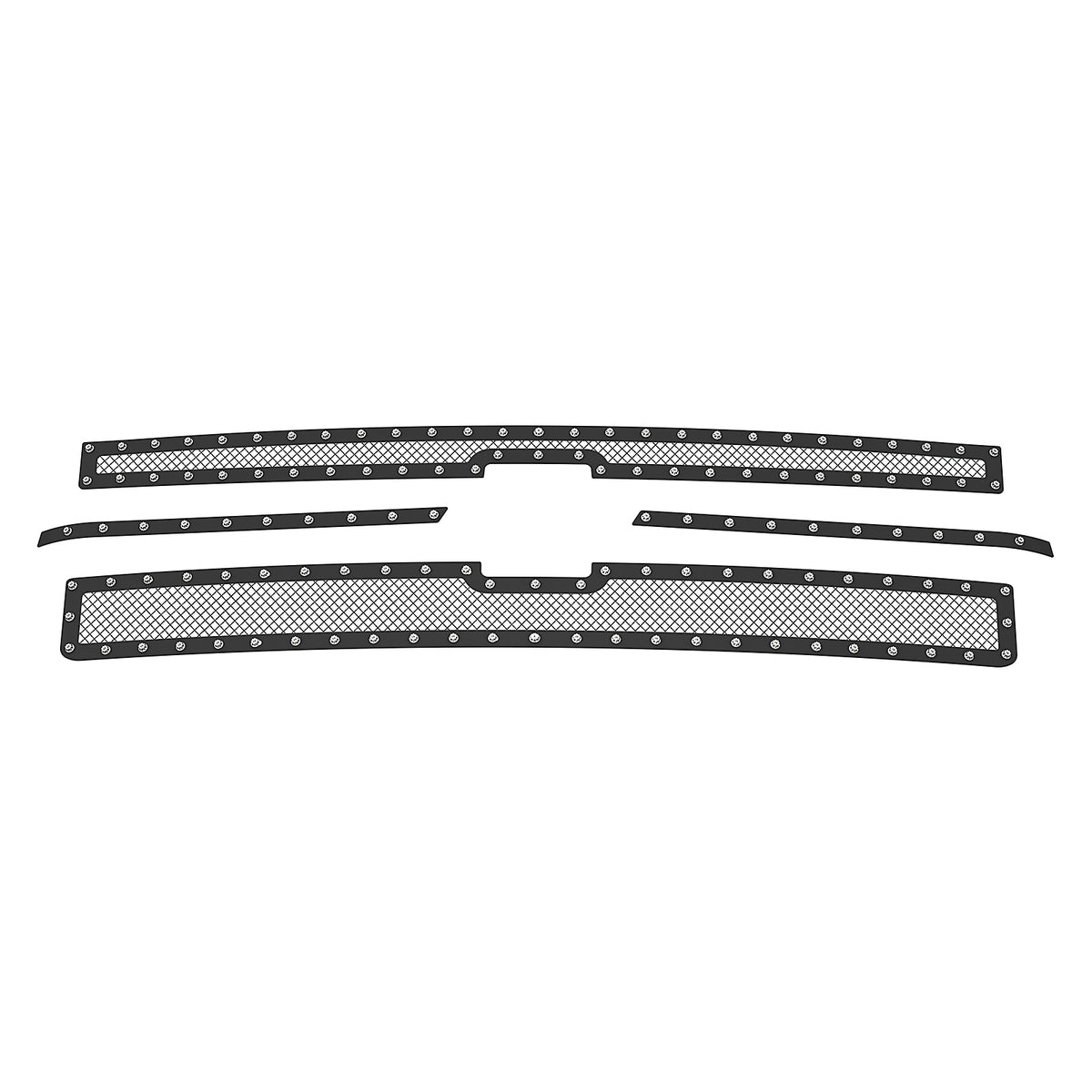 Stainless Steel Main Upper Rivet Grille 2011-2014 Chevy Silverado 2500 HD /2011-2014 Chevy Silverado 3500 HD GR03LEA73H