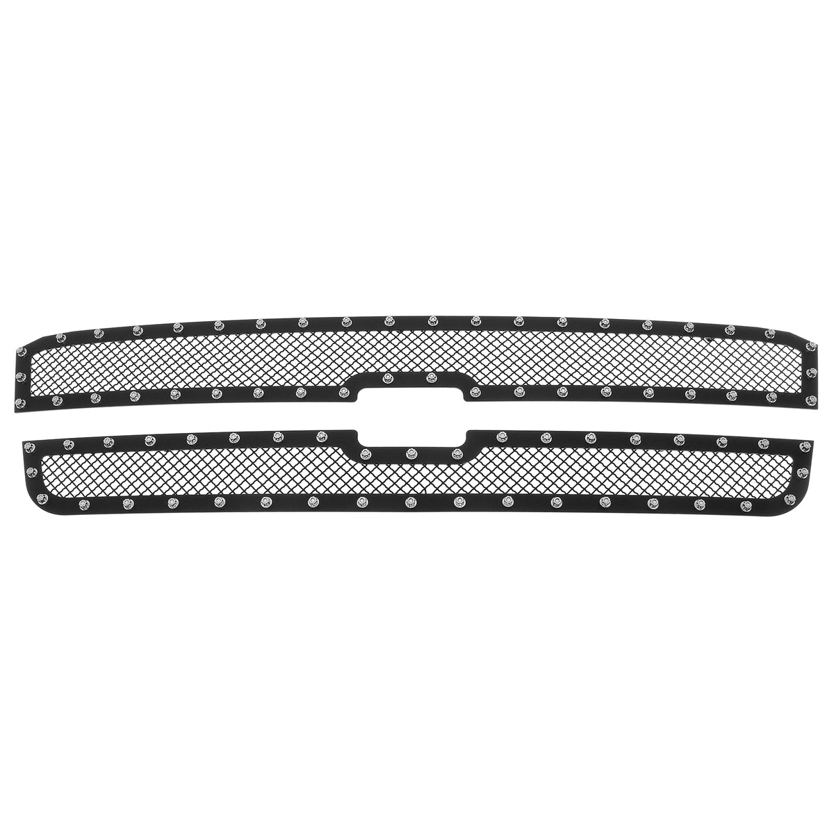 Stainless Steel Main Upper Rivet Grille Chevy Avalanche\Chevy Avalanche 2500\Chevy Silverado 1500\Chevy Silverado 1500 HD\Chevy Silverado 2500\Chevy Silverado 2500 HD\Chevy Silverado 3500 GR03LEG17H