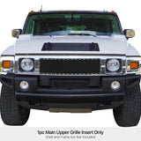 Stainless Steel Main Upper Rivet Grille 2003-2007 Hummer H2 GR03LFE79H