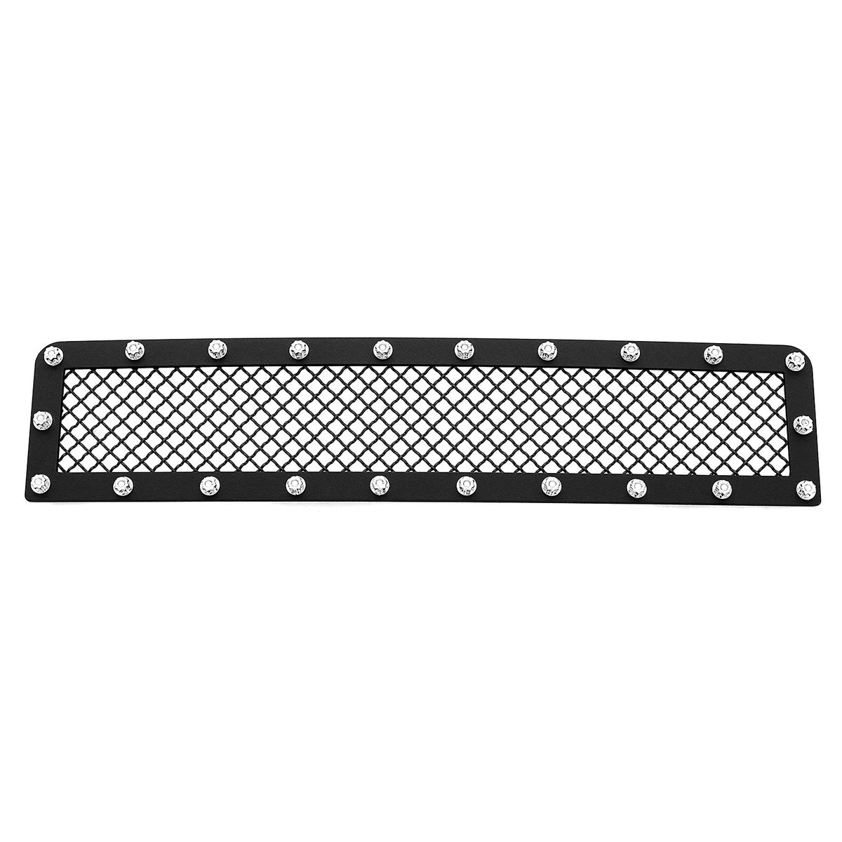 Stainless Steel Lower Bumper Rivet Grille 2003-2007 Hummer H2 GR03LFE80H