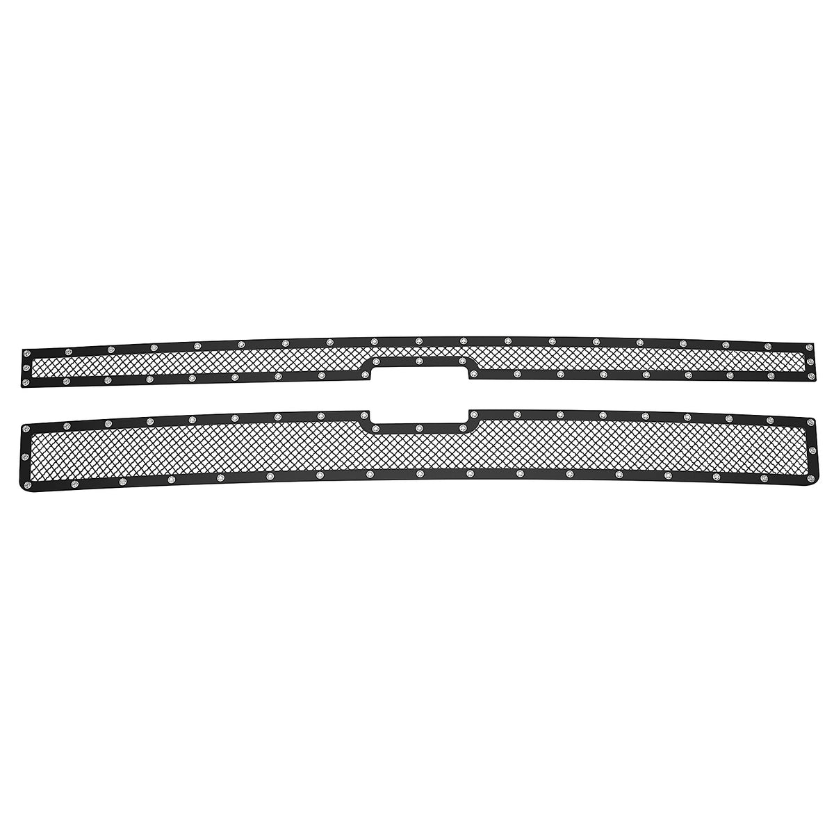 Stainless Steel Main Upper Rivet Grille 2011-2014 Chevy Silverado 2500 HD /2011-2014 Chevy Silverado 3500 HD GR03LFH31H