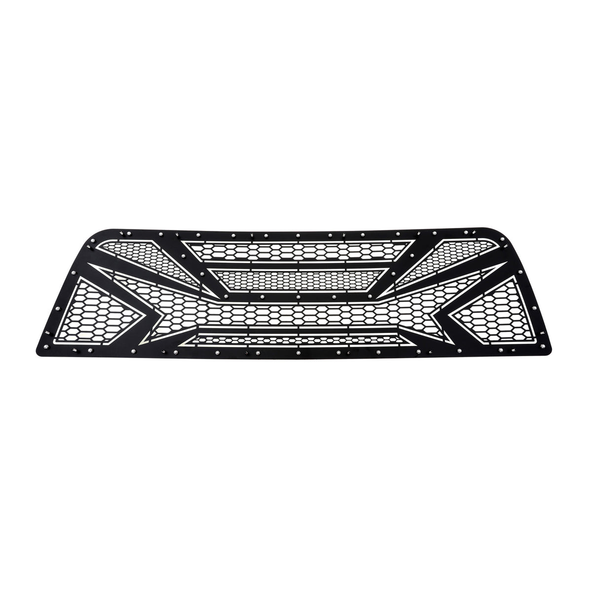 Stainless Steel Main Upper Sheet Grille 2010-2012 Dodge Ram 2500 Only Fit Recessed Center Vertical Bar/2010-2012 Dodge Ram 3500 Only Fit Recessed Center Vertical Bar GR04DEA68M
