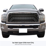 Stainless Steel Main Upper Sheet Grille 2010-2012 Dodge Ram 2500 Only Fit Recessed Center Vertical Bar/2010-2012 Dodge Ram 3500 Only Fit Recessed Center Vertical Bar GR04DEA68N