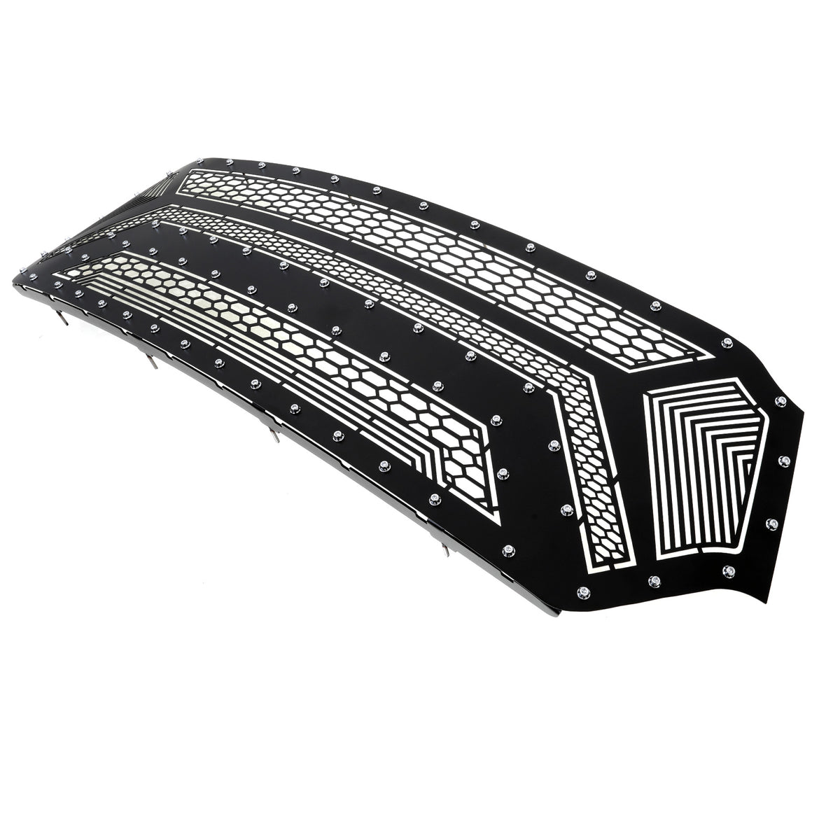 Stainless Steel Main Upper Sheet Grille 2019-2024 Ram 1500 Laramie/Lone Star/Big Horn/Tradesman (Excl. 19-24 Ram 1500 Classic, Excl. Laramie Limited) GR04DEE40N