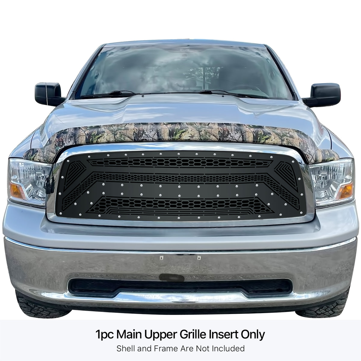 Stainless Steel Main Upper Sheet Grille 2009-2012 Ram 1500 GR04DEH21N